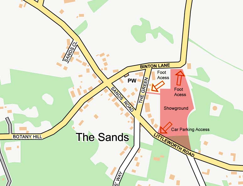 Showground map